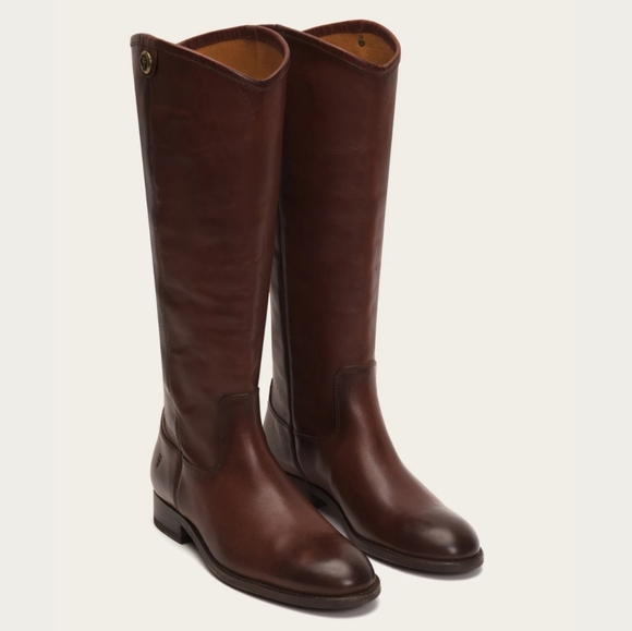 Beautiful Frye Brown Italian Leather Melisaa Boots - Picture 4 of 7